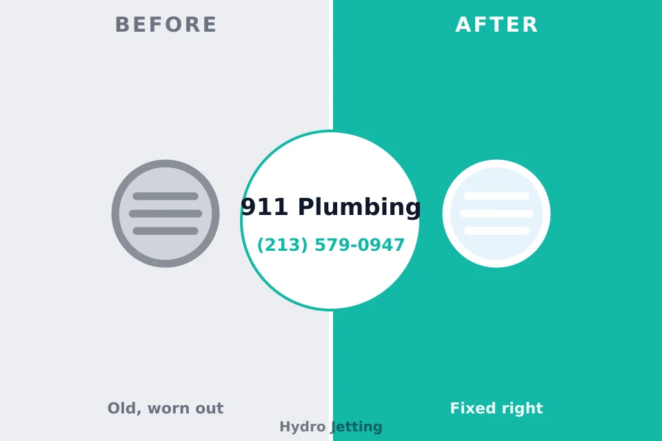 Before and after: plumbing company Morrisonville, NY